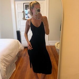 Glassson Black Maxi Dress size small